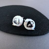 Wholesale Jewelry Baroque Style Shell Pendant Necklace Earrings Nihaojewelry sku image 4