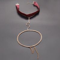 Nihaojewelry Fashion Flash Drill Leg Chain Jewelry Wholesale sku image 1