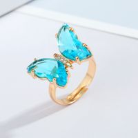 En Gros Bijoux Rétro Multicolore Bague Papillon Nihaojewelry sku image 2