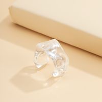 En Gros Bijoux Géométrique Diamant Couleur Bonbon Anneau Acrylique Nihaojewelry sku image 5