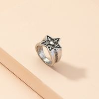 Al Por Mayor Joyería Retro Corazón Estrella Anillo Nihaojewelry sku image 2