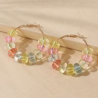 Wholesale Jewelry Resin Rainbow Earrings Nihaojewelry main image 2