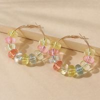 Wholesale Jewelry Resin Rainbow Earrings Nihaojewelry sku image 1