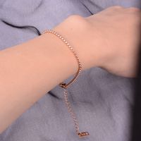 Nihaojewelry Simple Style Titanium Steel Chain Bracelet Wholesale Jewelry main image 6