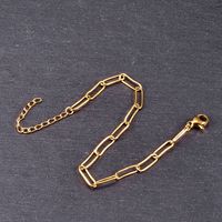 Nihaojewelry Simple Lock Chain Titanium Steel Bracelet Wholesale Jewelry main image 4