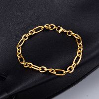 Nihaojewelry Simple18k Gold Rough Chain Bracelet Wholesale Jewelry main image 5