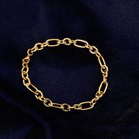 Nihaojewelry Simple18k Gold Rough Chain Bracelet Wholesale Jewelry main image 6