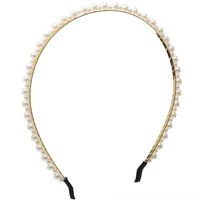 Wholesale Jewelry Simple Wave Pearl Headband Nihaojewelry main image 5