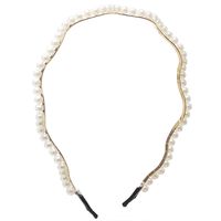 Wholesale Jewelry Simple Wave Pearl Headband Nihaojewelry main image 6