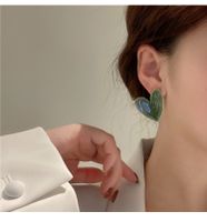 Nihaojewelry Jewelry Wholesale New Retro Enamel Drip Glaze Stud Earrings main image 5
