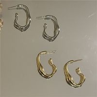 Nihaojewelry Fashion Simple Twisted Hoop Earrings Wholesale Jewelry main image 6