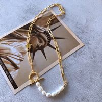 Nihaojewelry Jewelry Wholesale Pearl Stone Bead Bird Angel Tassel Earring Necklace main image 4