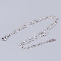 Wholesale Jewelry Double Chain Round Bean Titanium Steel Bracelet Nihaojewelry main image 6