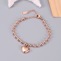 Bracelet En Forme De Coeur En Or Rose De Style Coréen Nihaojewelry Bijoux En Gros main image 4