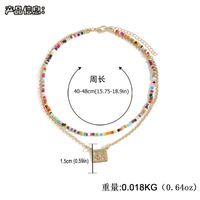 Nihaojewelry Schmuck Großhandel Ethnischen Stil Auge Anhänger Farbige Perlen Halskette main image 4