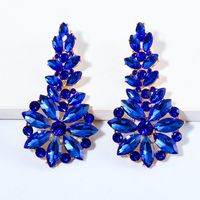 Nihaojewelry Jewelry Wholesale Fashion Geometric Inlaid Colorful Diamond Earrings main image 6
