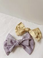 Wholesale Jewelry Simple Solid Color Fabric Double-layer Bowknot Hair Clip Nihaojewelry main image 5