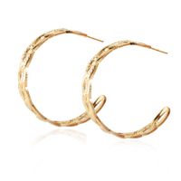 Vente En Gros Bijoux Boucles D&#39;oreilles En Alliage Creux En Forme De C Nihaojewelry main image 1