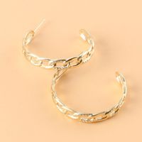 Vente En Gros Bijoux Boucles D&#39;oreilles En Alliage Creux En Forme De C Nihaojewelry main image 5