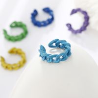 Wholesale Jewelry Geometric Hollow Candy Multicolor Ear Clips Nihaojewelry main image 3