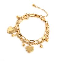 Simple Style Heart Alloy Women'S Bracelets main image 1