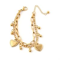 Simple Style Heart Alloy Women'S Bracelets main image 3