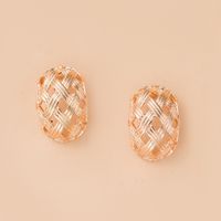 Nihaojewelry Mode Simples Boucles D&#39;oreilles Creuses Circulaires Géométriques Bijoux En Gros main image 3