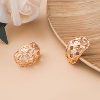 Nihaojewelry Mode Simples Boucles D&#39;oreilles Creuses Circulaires Géométriques Bijoux En Gros main image 4