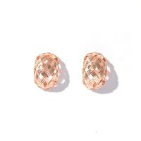 Nihaojewelry Mode Simples Boucles D&#39;oreilles Creuses Circulaires Géométriques Bijoux En Gros main image 6