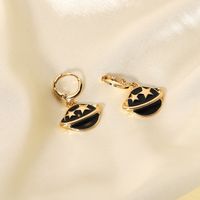 Nihaojewelry Fashion Round Planet Drop Earrings Wholesale Jewelry main image 3