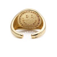 Nihaojewelry Simple Dripping Oil Smiley Copper Ring Wholesale Jewelry main image 3