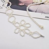 Wholesale Jewelry Flower Pearl Waist Chain Nihaojewelry main image 5