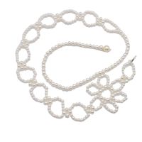 Wholesale Jewelry Flower Pearl Waist Chain Nihaojewelry main image 6