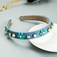Wholesale Jewelry Retro Flower Pearl Headband Nihaojewelry main image 5