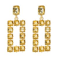 Nihaojewelry Fashion Square Glass Diamond Earrings Wholesale Jewelry main image 6