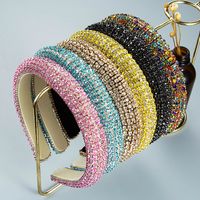 Wholesale Jewelry Baroque Full Diamond Fabric Headband Nihaojewelry main image 2