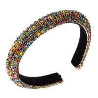 Wholesale Jewelry Baroque Full Diamond Fabric Headband Nihaojewelry main image 6