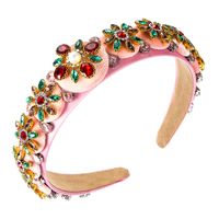 Wholesale Jewelry Candy Color Three-dimensional Rhinestone Headband Nihaojewelry main image 6
