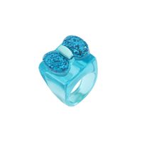 Nihaojewelry Simple Bows Color Resin Ring Wholesale Jewelry main image 5
