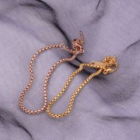 Nihaojewelry Simple Style Titanium Steel Chain Bracelet Wholesale Jewelry sku image 1