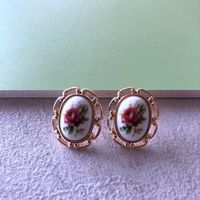 Nihaojewelry Jewelry Wholesale Contrast Color Resin Drip Glaze Geometric Stud Earrings sku image 1