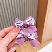 Nihaojewelry Korean Floral Fabric Bow Children's Hair Rope Wholesale Jewelry sku image 4