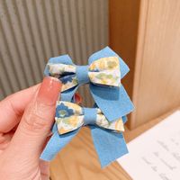 Nihaojewelry Korean Floral Fabric Bow Children's Hair Rope Wholesale Jewelry sku image 7