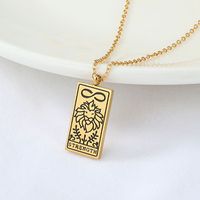 Fashion Animal Stainless Steel Plating Unisex Pendant Necklace sku image 7