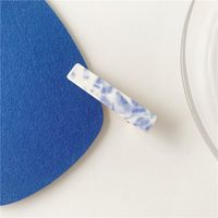 Wholesale Jewelry Blue And White Porcelain Acrylic Large Hair Clip Nihaojewelry sku image 1