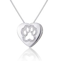 Nihaojewelry Collier De Griffe De Chat En Forme De Coeur En Zircon Incrusté Simple Bijoux En Gros sku image 1