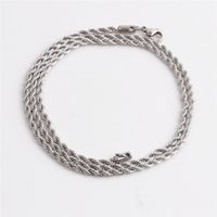 Nihaojewelry Creative Stainless Steel Heart Cat Pendant Necklace Wholesale Jewelry sku image 1