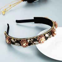 Wholesale Jewelry Baroque Flower Headband Nihaojewelry sku image 4