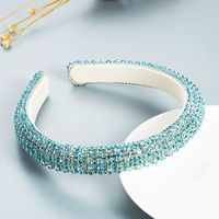 Wholesale Jewelry Baroque Full Diamond Fabric Headband Nihaojewelry sku image 3