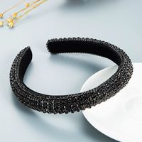 Wholesale Jewelry Baroque Full Diamond Fabric Headband Nihaojewelry sku image 4
